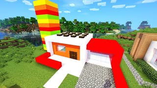 КАК ПОСТРОИТЬ КРАСИВЫЙ ДОМ ХАЙ ТЕК В МАЙНКРАФТ   МОДЕРН ДОМ В MINECRAFT